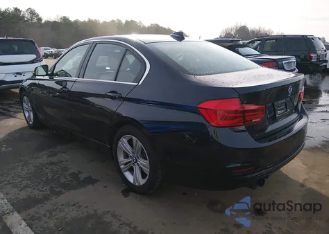2017 BMW 330I из США, поврежденный, VIN WBA8B9G55HNU50337